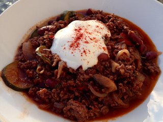 recipe of the week - Low-Carb Beef Chilli